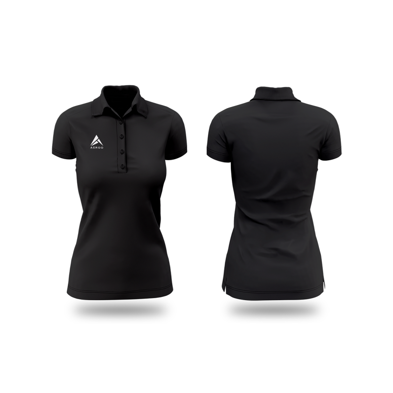 Aeroo Crna Polo Majica